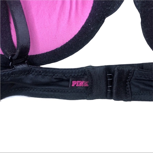 PINK Victoria’s Secret Black “Wear Everywhere Push-Up” Bra - Picture 11 of 15